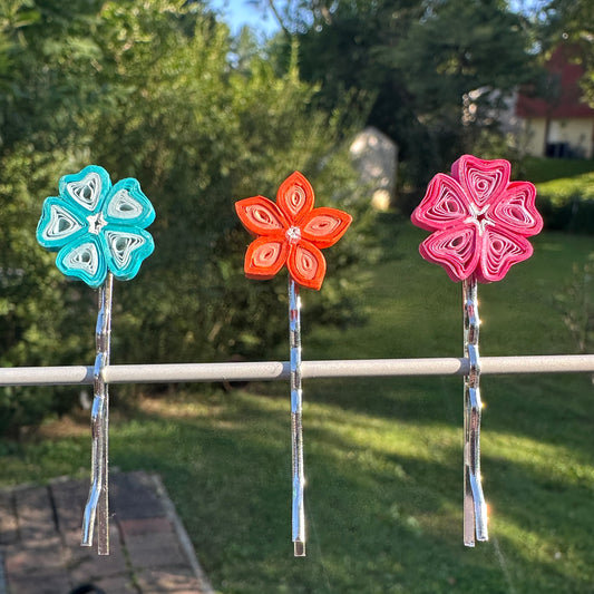 Floral Hairpins